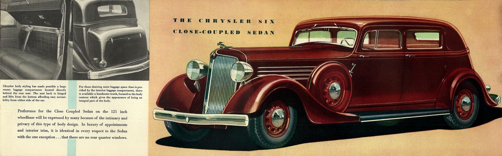 1934 Chrysler Six Brochure Page 7